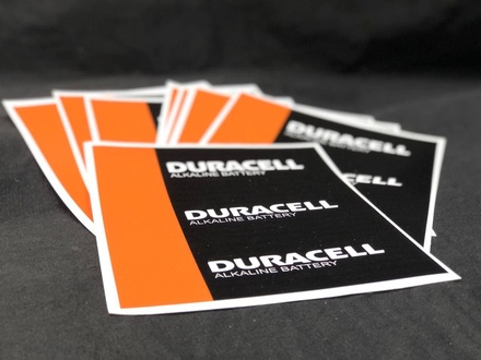 Наклейки на титанат (на 1 Секцию) Durasell